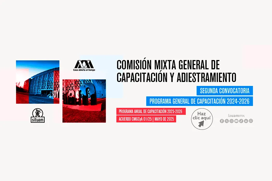 Segunda Convocatoria del Programa General de Capacitación 2024-2026 de la Comisión Mixta General de Capacitación y Adiestramiento