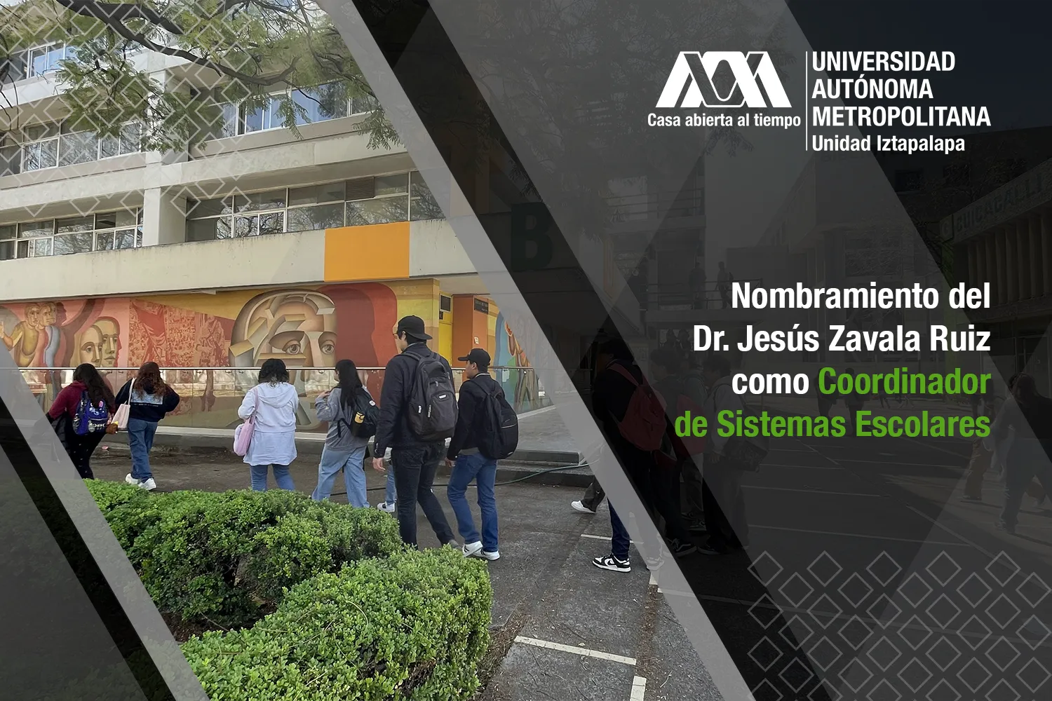 Nombramiento del Dr. Jesús Zavala Ruiz como Coordinador de Sistemas Escolares