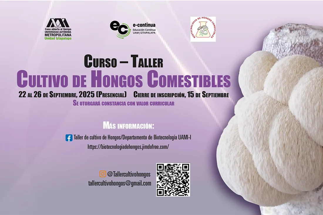 Curso-Taller de Cultivo de Hongos Comestibles
