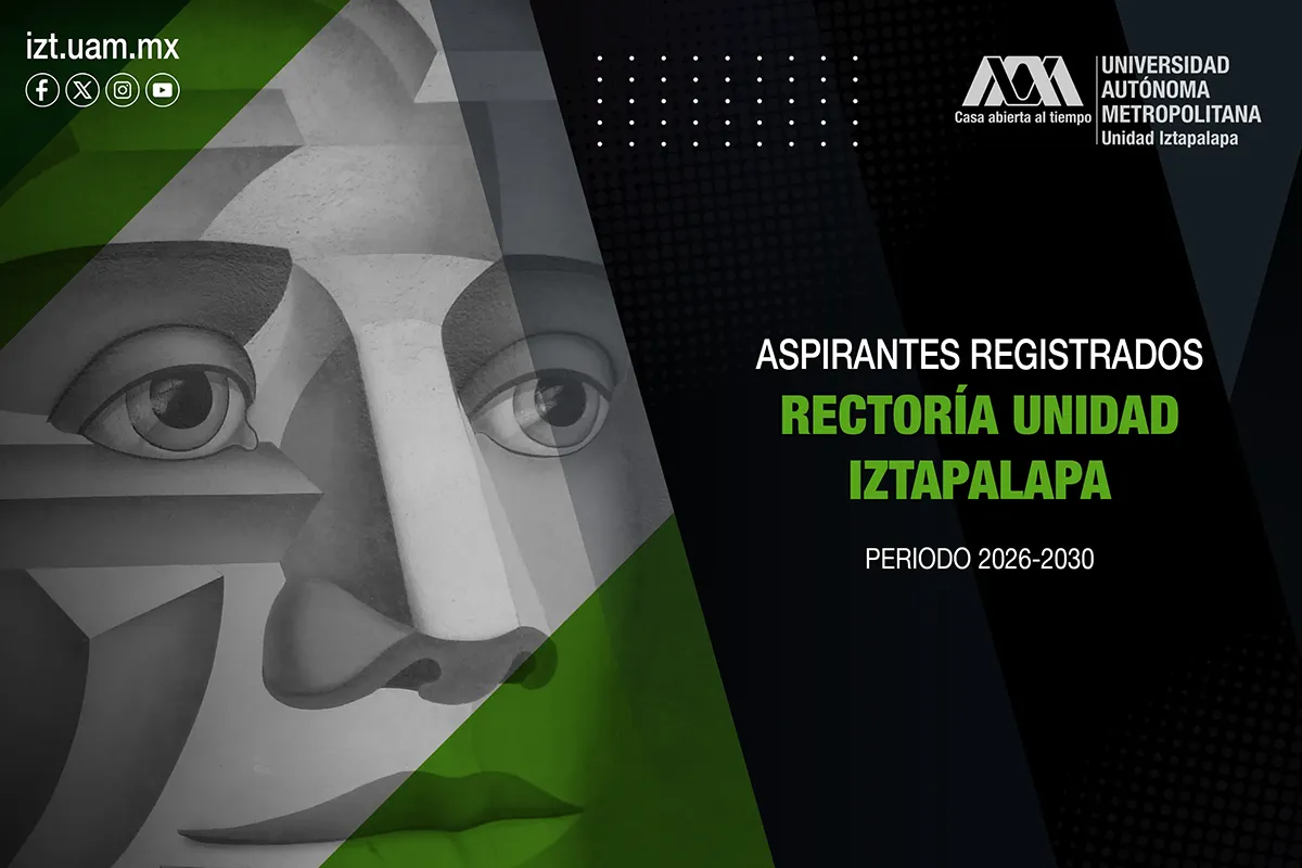 ASPIRANTES REGISTRADOS. RECTORÍA UNIDAD IZTAPALAPA, 2026-2030