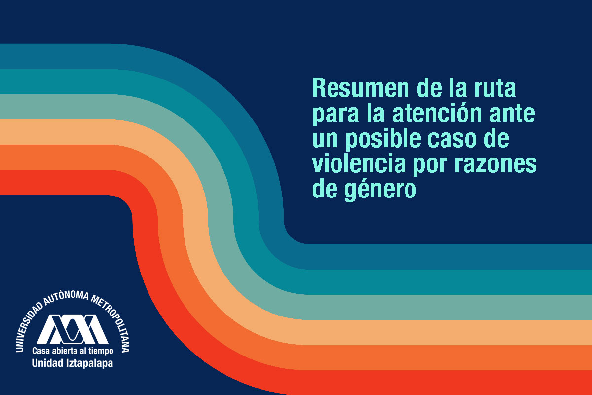 Resumen de la ruta para la atención ante un posible caso de violencia por razones de género